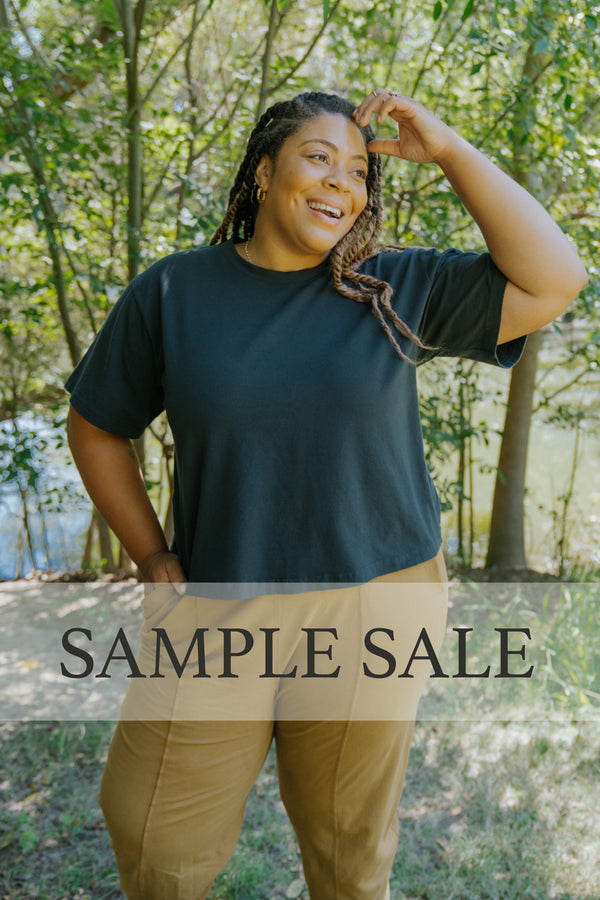 SAMPLE SALE | Easy Relaxed Tee - Black Forest