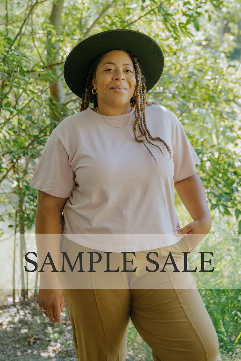 SAMPLE SALE | Easy Relaxed Tee - Dusty Rose