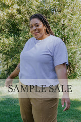 SAMPLE SALE | Easy Relaxed Tee - Lilac