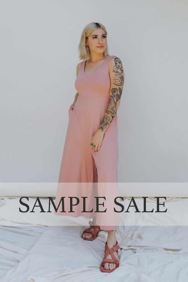 SAMPLE SALE | Lakeside Wide Leg Jumpsuit - Desert Rose