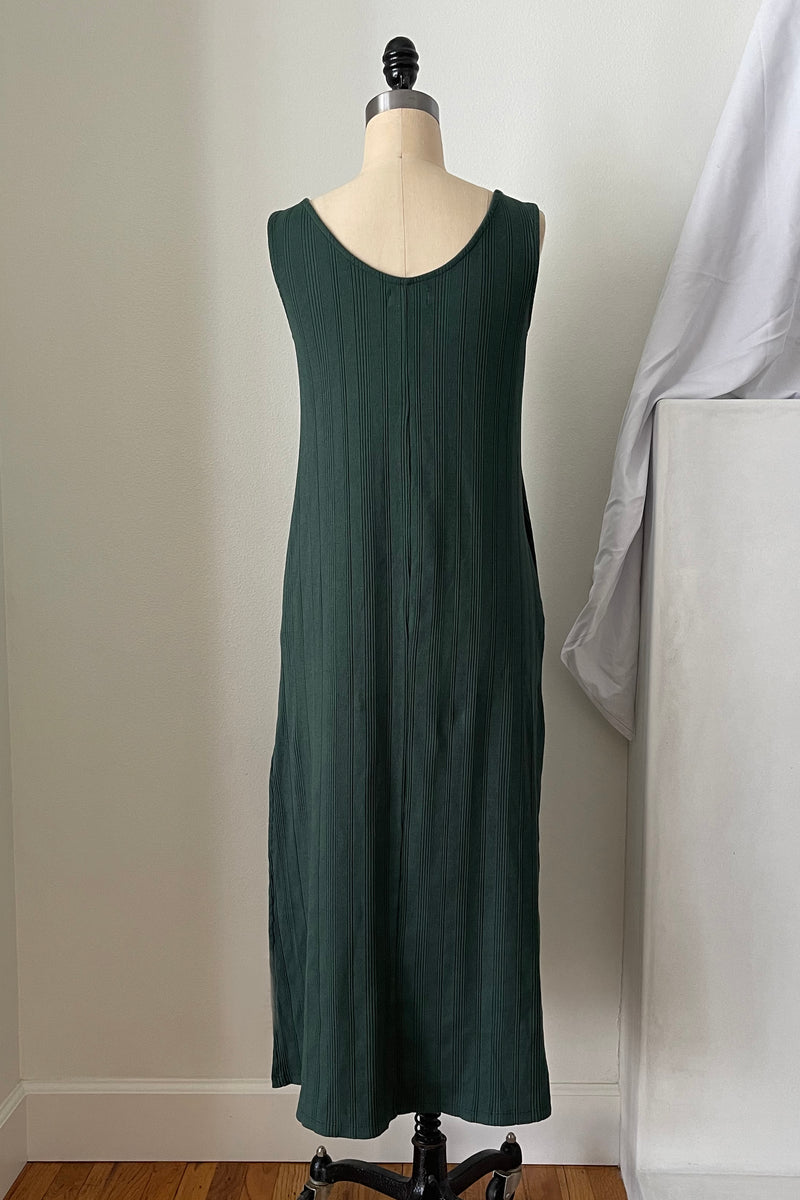 Fortuna Wide Rib Dress - Jade