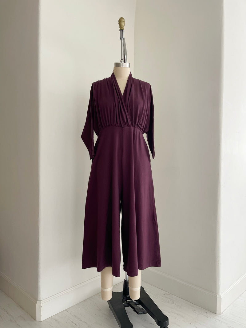 SAMPLE SALE | Sedona Dolman Sleeve Jumpsuit - Maroon