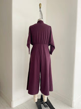 SAMPLE SALE | Sedona Dolman Sleeve Jumpsuit - Maroon