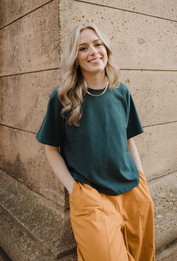 Easy Relaxed Tee - Rich Teal