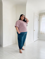 Easy Relaxed Tee - Plush Mauve