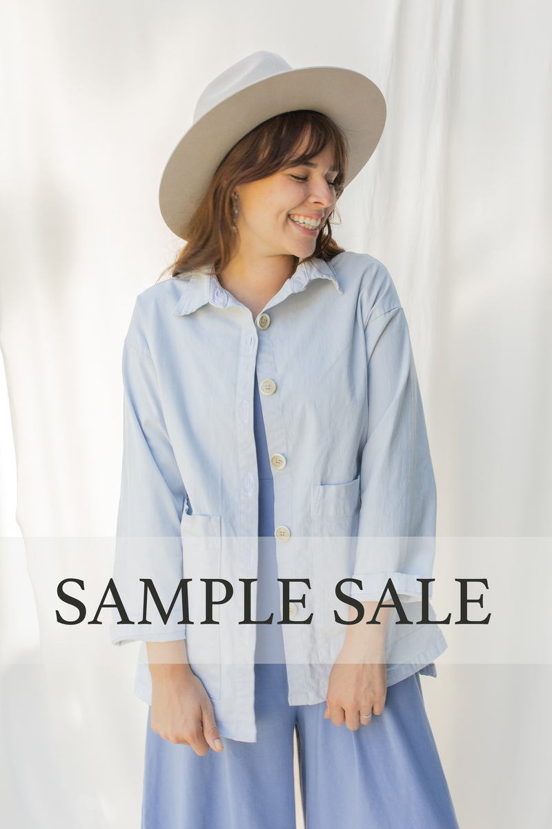 SAMPLE SALE | Painters Button Jacket - Mist